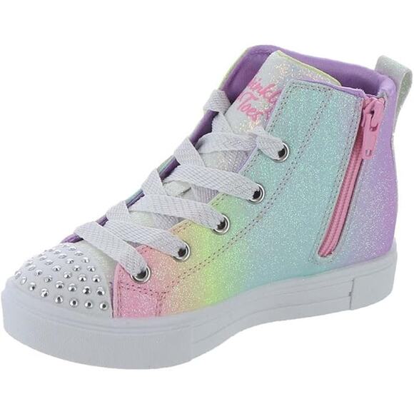 Skechers Toddler Wings Ligh Up Hi Tops Size 5 NWT - Picture 6 of 7